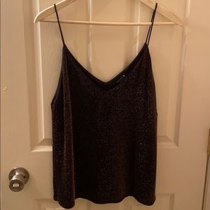Paperoc black sparkle tank